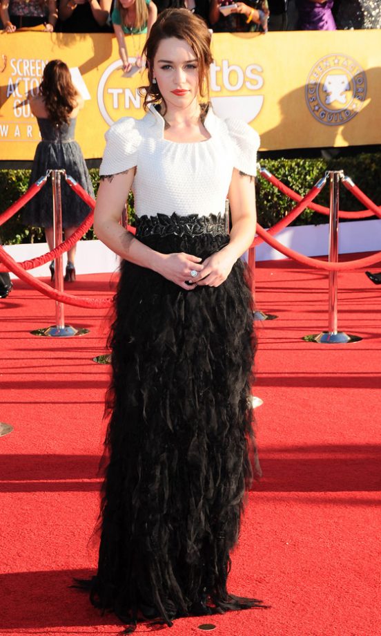 Emilia Clarke At The Screen Actors Guild Awards 2012