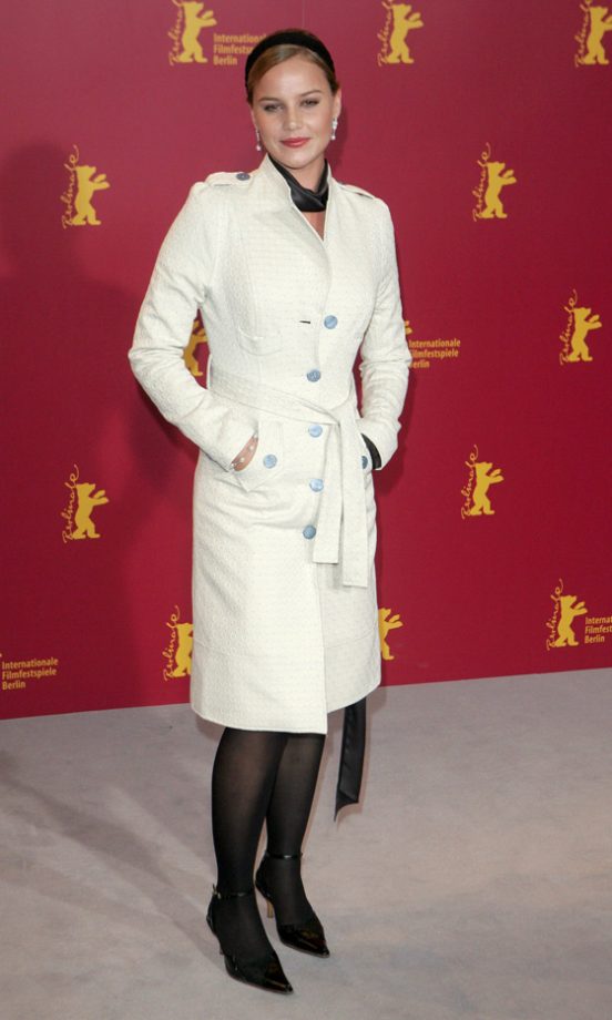 Abbie Cornish Rocks Winter White At The Berlinale Film Festival 2006