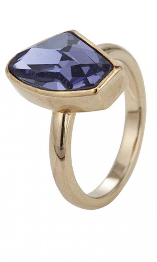 Inara Gold Plated Crystal Ring, WAS £30, NOW £15