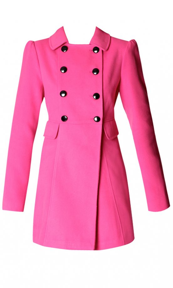 Boohoo Pink Coat, £35