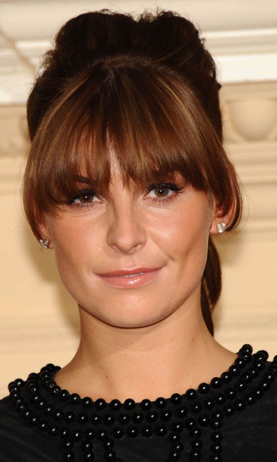 Coleen Rooney Updates Her Look With A Classic Fringe Hairstyle, 2010