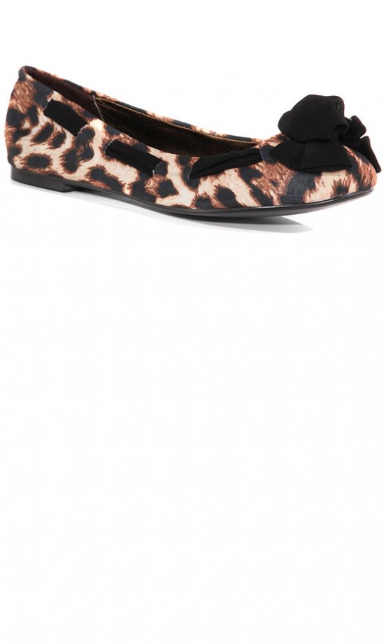 Dorothy Perkins Leopard Bow Pump, £23