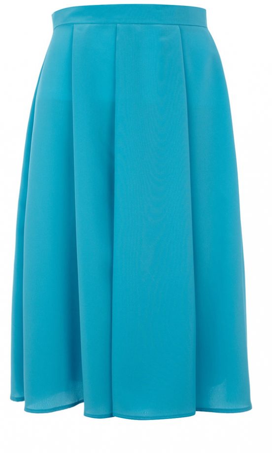 Dorothy Perkins Teal 50s Full Skirt, WAS £28, NOW £5