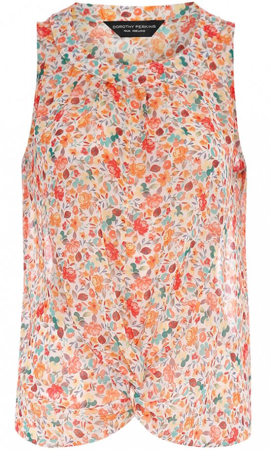 Dorothy Perkins Multi Floral Top, WAS £27, NOW £12