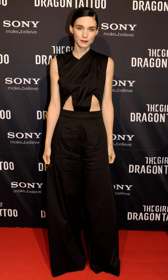 In Stockholm Rooney Mara Ditched The Designer Dresses For A Black Roksanda Ilincic Jumpsuit And We Absolutely Loved It, 2011