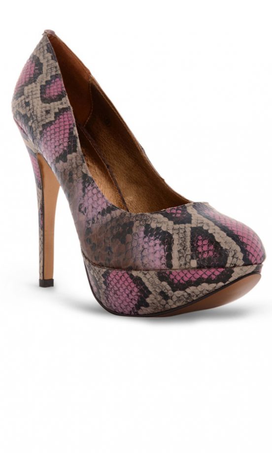Fashion Union Multi Ravel Halo Snakeskin Heels, £65