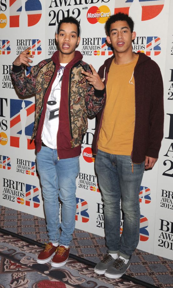 Rizzle Kicks At The Brit Awards Nominations Party 2012