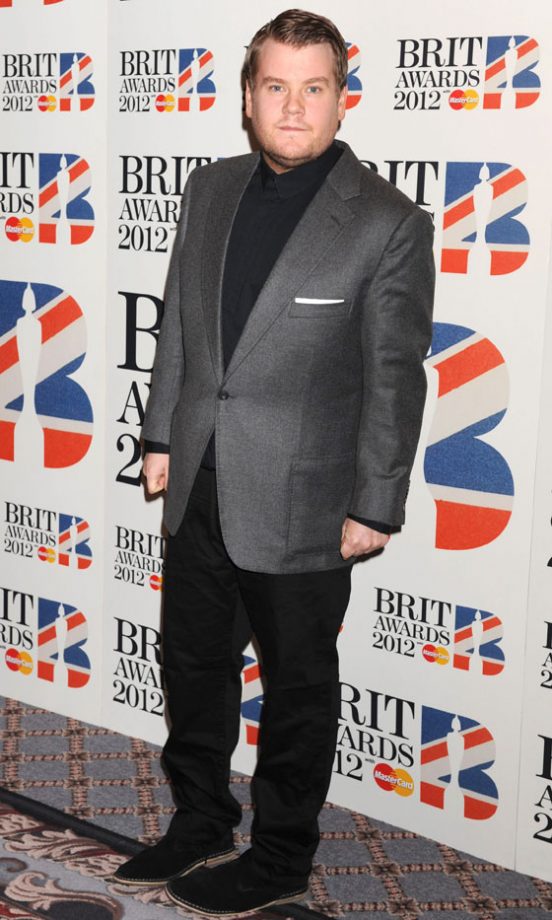 James Corden Looked Super-Smart At The Brit Awards Nominations Party 2012
