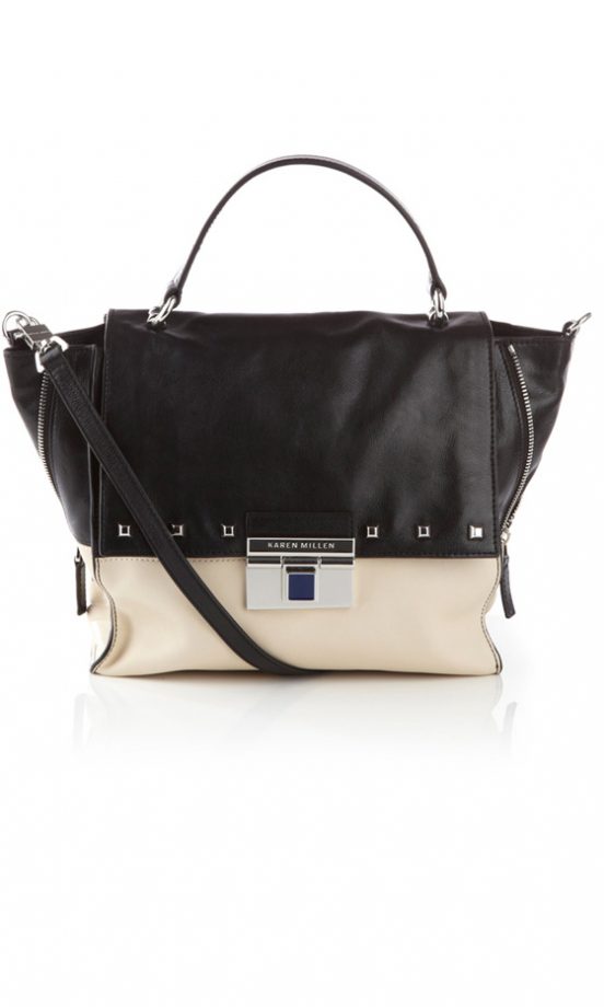Karen Millen Colour Block Satchel Bag, £200