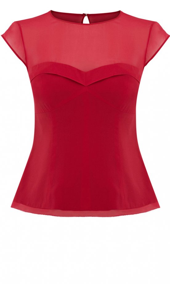 Karen Millen Corset Detail T-Shirt, £95
