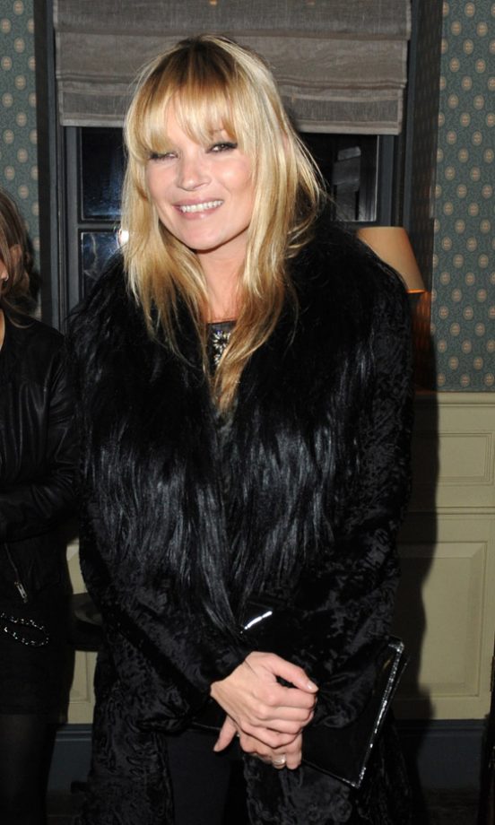 Kate Moss Updated Her Look With A Shaggy Fringe Hairstyle, 2010
