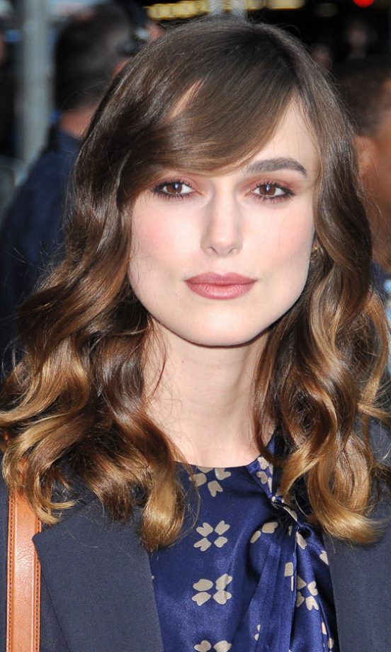 Keira Knightley Adds A Touch Of Drama To Her Hairstyle With A Brand New Fringe, 2008