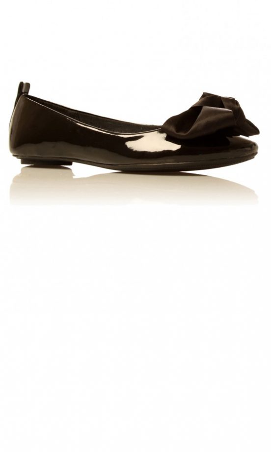 Miss KG Licorice Patent Shoe, £40