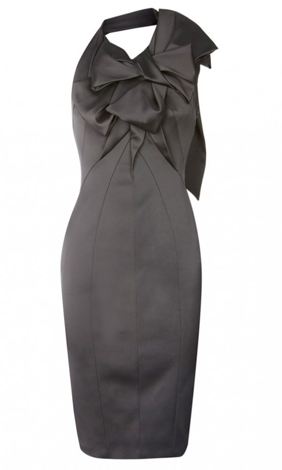 Karen Millen Signature Stretch Satin Dress, WAS £190, NOW £95
