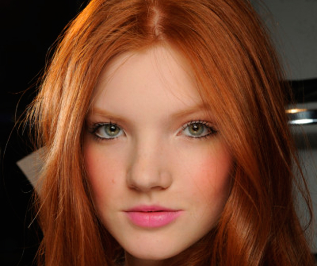 Perfect pouts at Moschino Cheap and Chic AW12