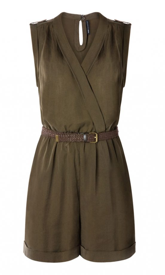 Mango Wrap Short Dungarees, WAS £49.90 NOW £24.90