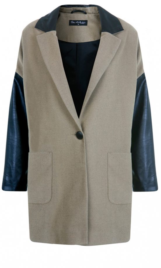 Miss Selfridge Sleeve Coat, WAS £69 NOW £30