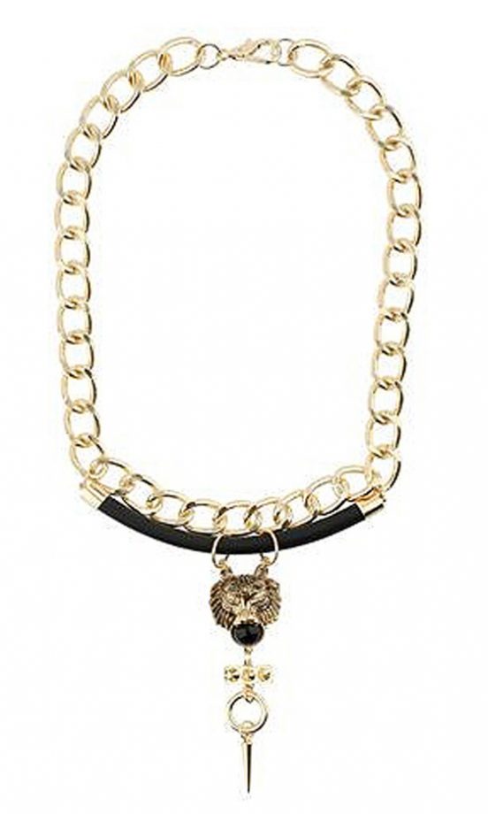 Miss Selfridge Lion Collar Necklace, £18.50