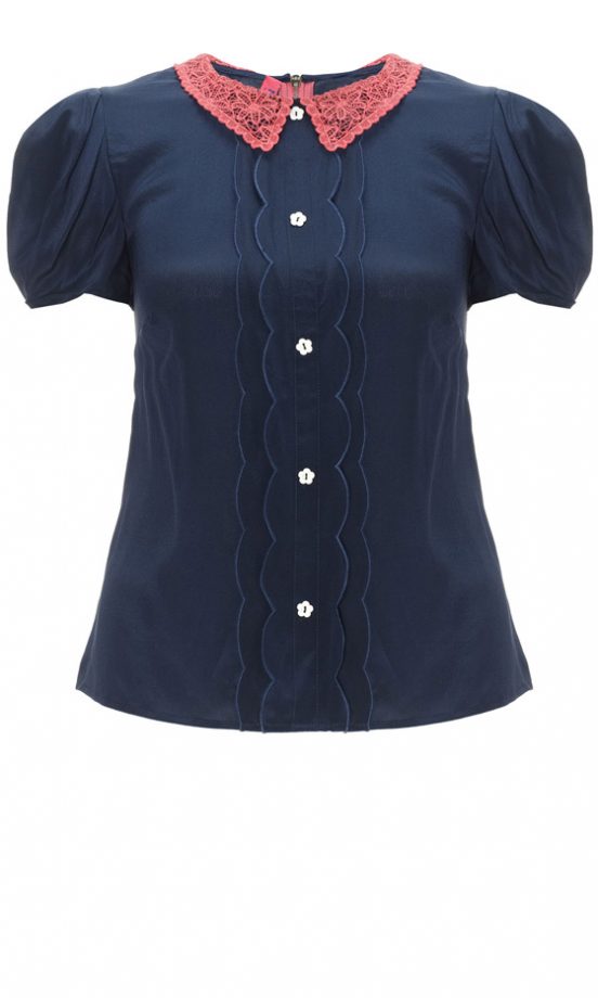 Monsoon Fusion Marcelle Lace Collar Blouse, £42