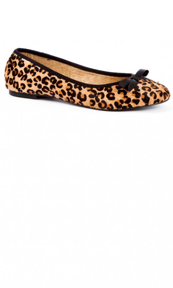 London Rebel Leopard Ballerinas At New Look, £39.99
