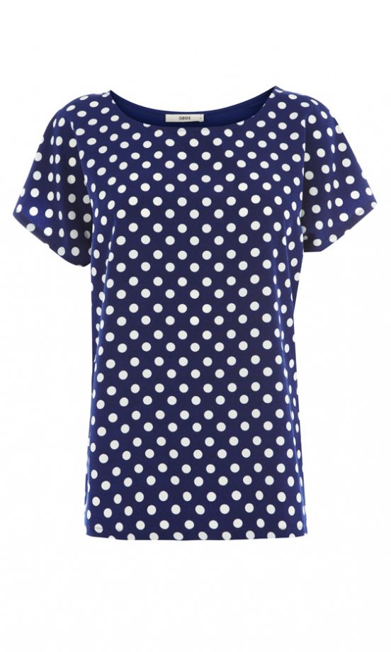 Oasis Spotted T-Shirt, £30.00