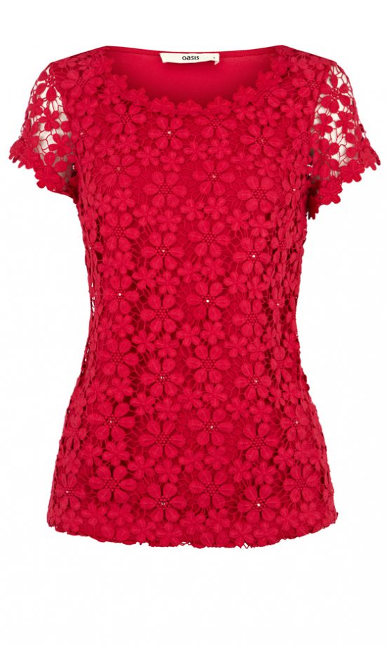 Oasis Crochet Top, £45