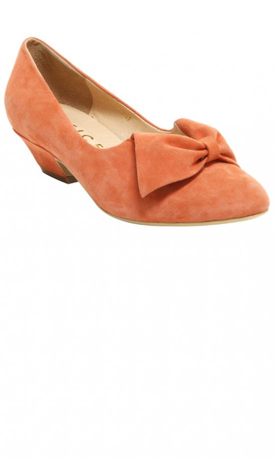 Office Freckles Coral Suede Shoe, £62