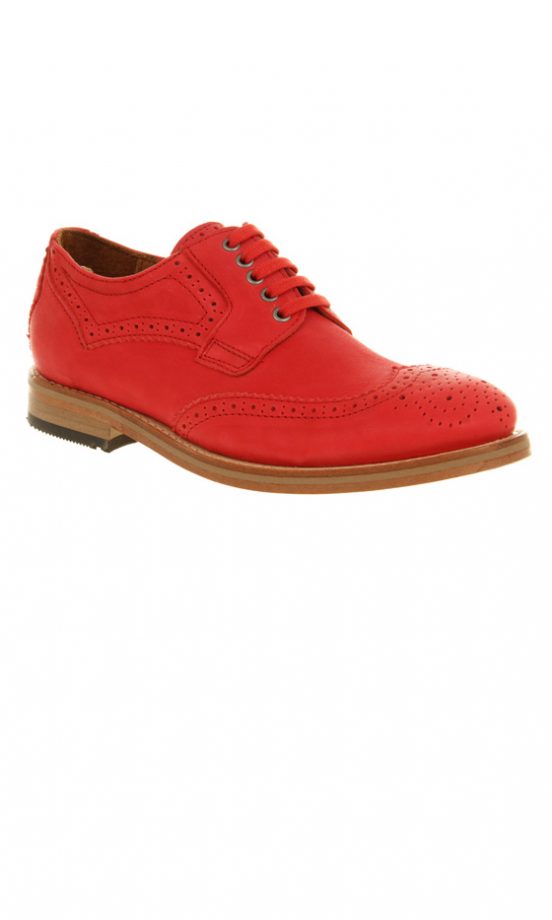 Office Red Leather Brogues, £150