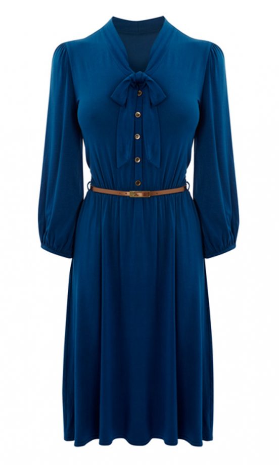 Peacocks Pussybow Button Front Dress, £20