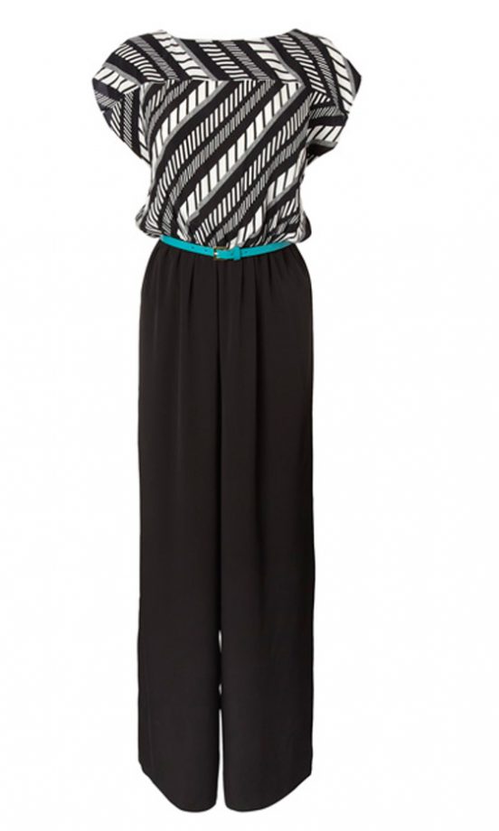 Peacocks Geometric Wide Leg Jumpsuit, £25