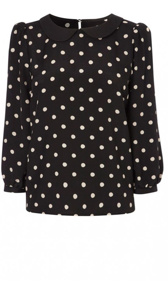 Peacocks Peter Pan Collar Shift Top, £16