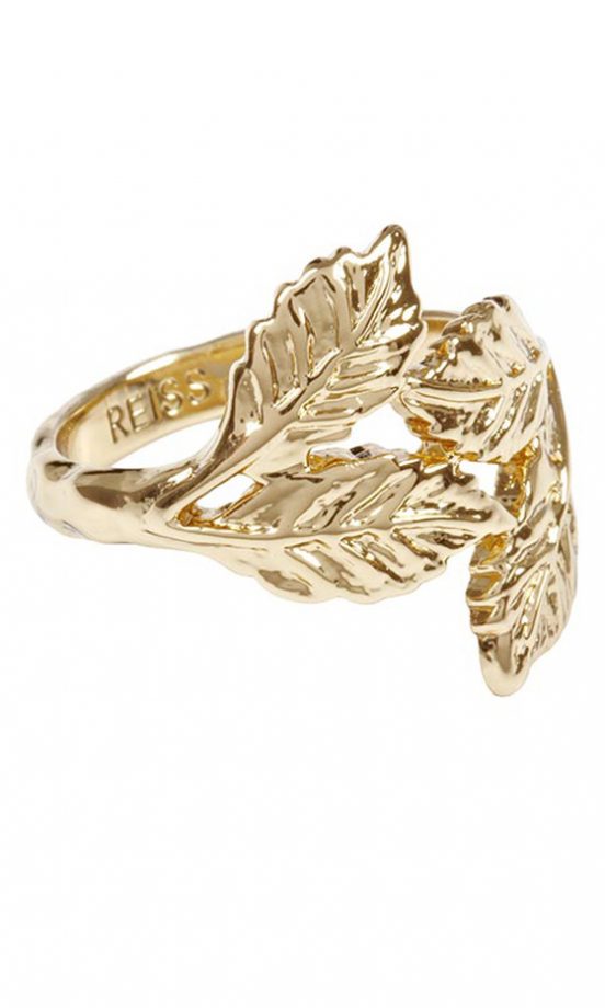 Reiss Gold Leaf Ring, £39