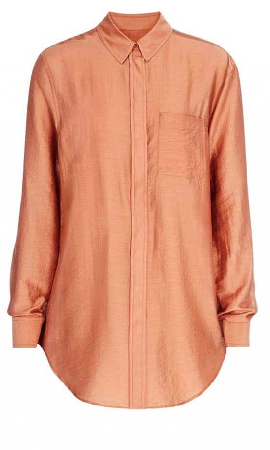 5. Reiss Josh Oversize Silk Boyfriend Shirt, £95