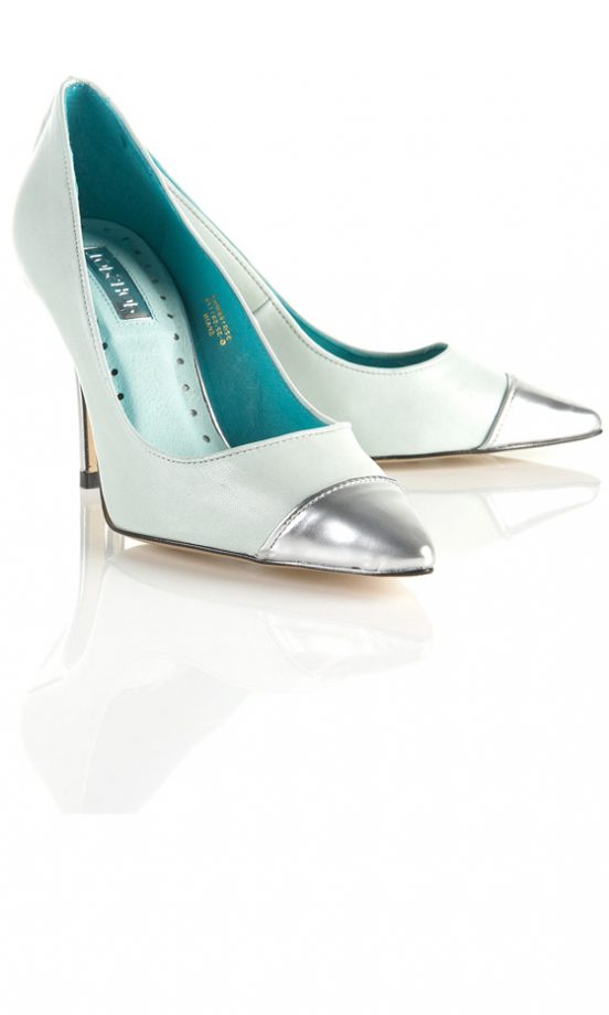 Topshop Metallic Toecap Point Shoes, £60