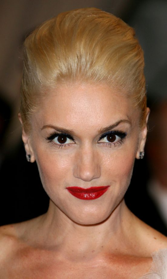 Gwen Stefani Works Her Trademark Red Lipstick Look, May 2010