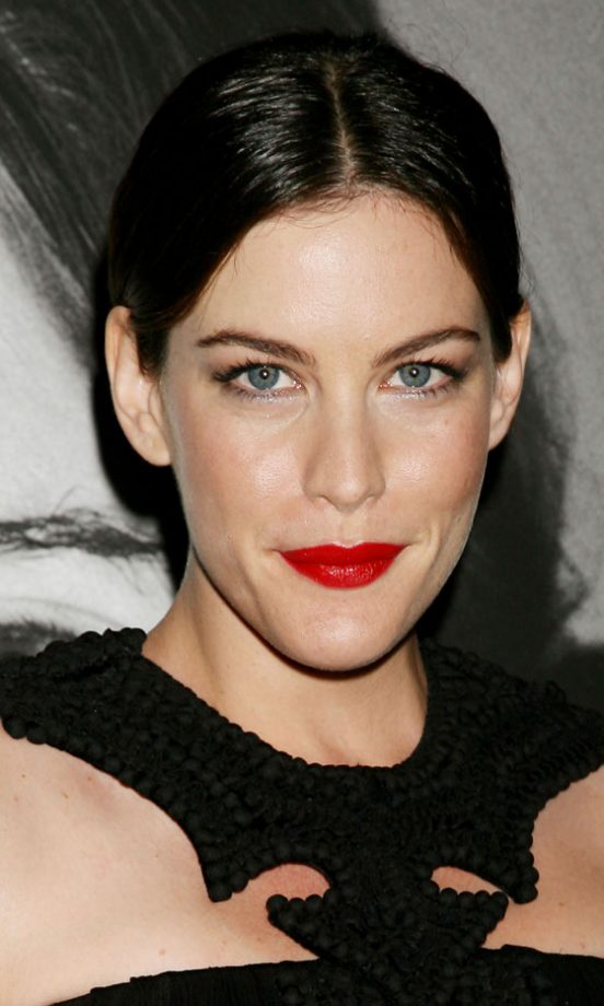 Liv Tyler Accentuates Her Famous Pout With A Strong Red Lipstick, June 2010