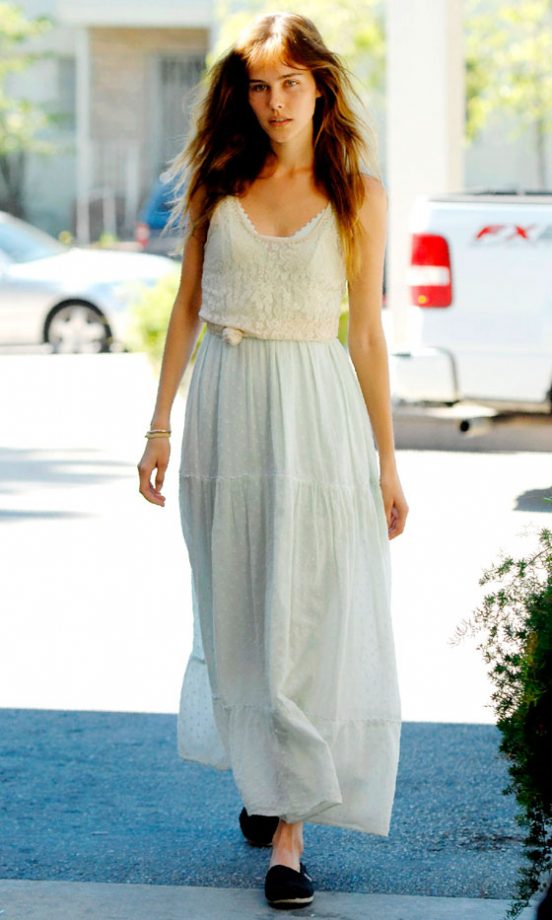 Isabel Lucas Channels Boho Whilst Out And About In LA, 2011