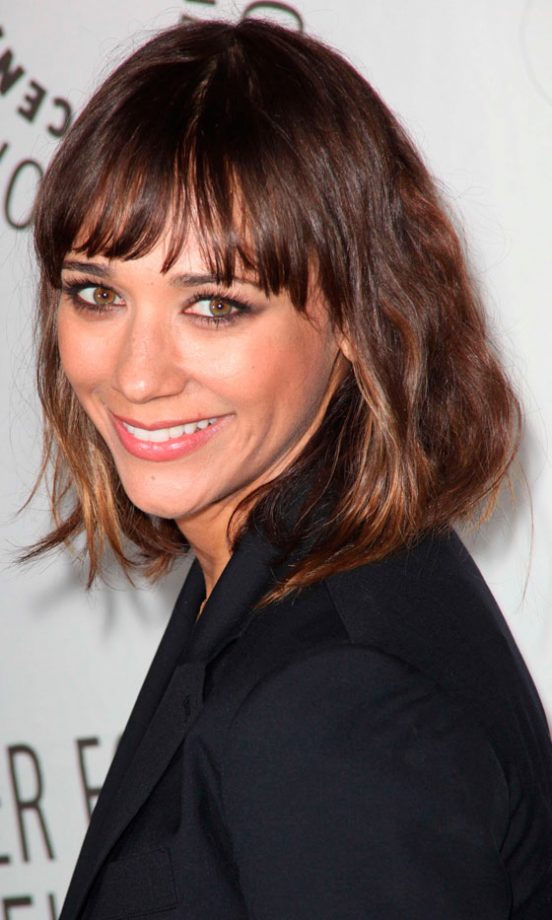 Rashida Jones' Choppy Fringe And Blunt Bobbed Hair Style Is An Instant Update For The Red Carpet, 2011