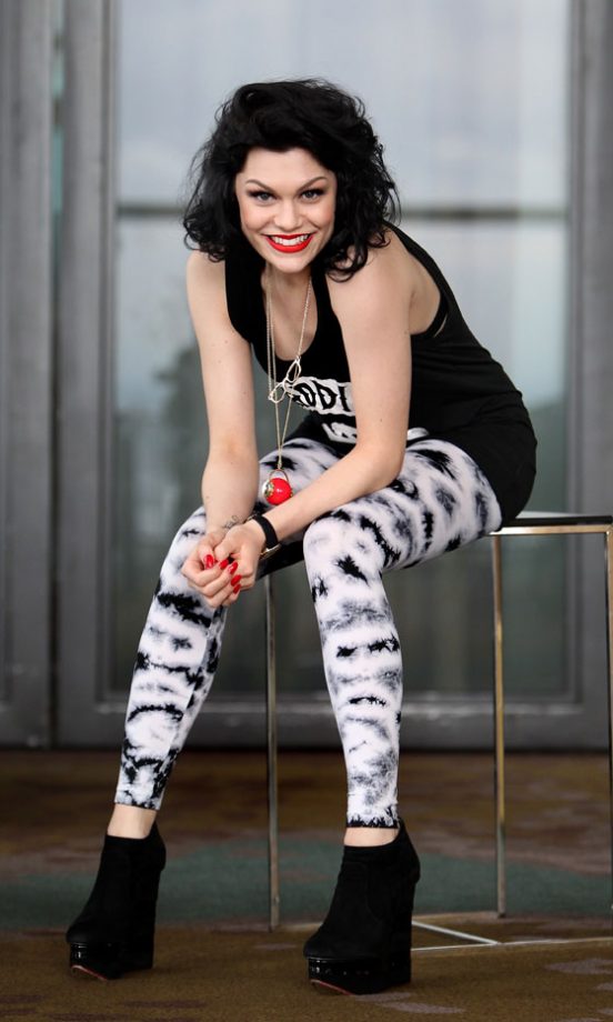 Jessie J Does Away With Her Usual Fringed Hairstyle For Something More Relaxed In Sydney, May 2011