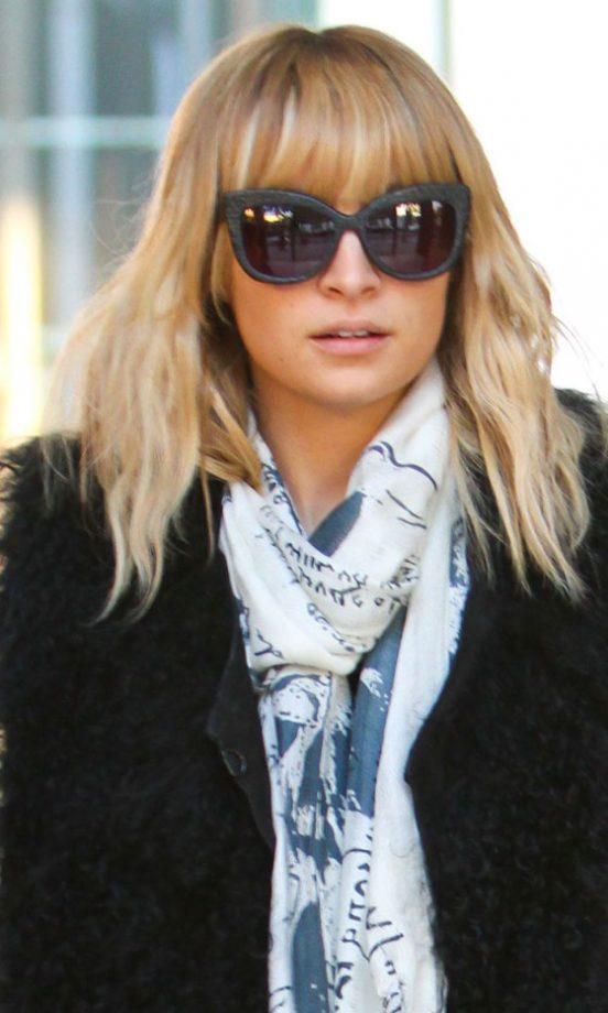 Nicole Richie's Fringe Really Works With Her Laid-Back LA Styling, 2011