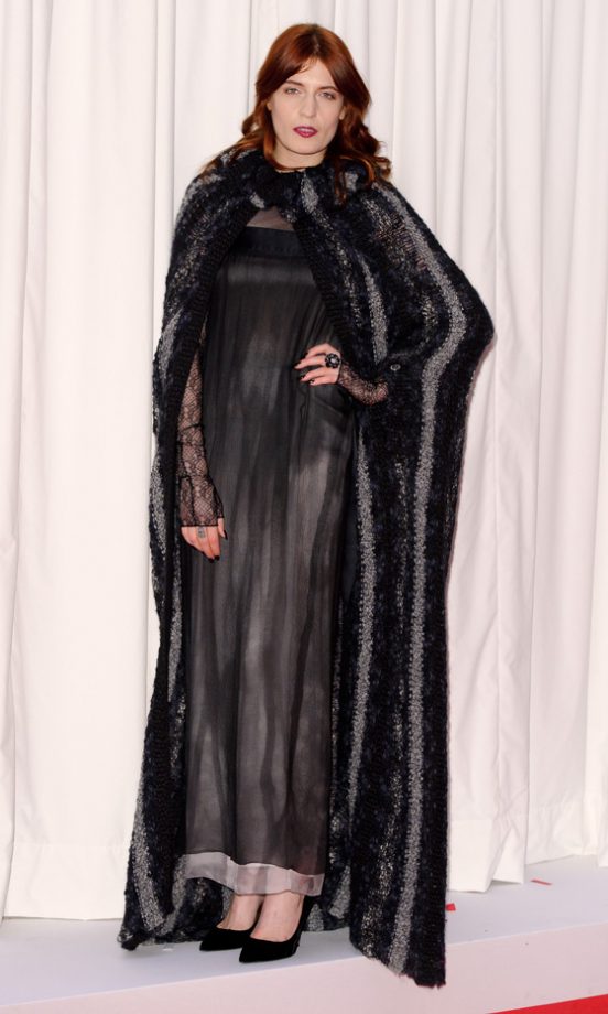 Florence Welch Rocked A Chanel Cape As She Opened The Harrods Winter Sale, 2011