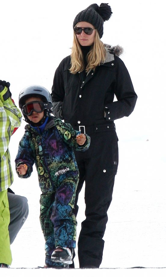 Heidi Klum Enjoyed A Family Skiing Trip In Colorado, 2012