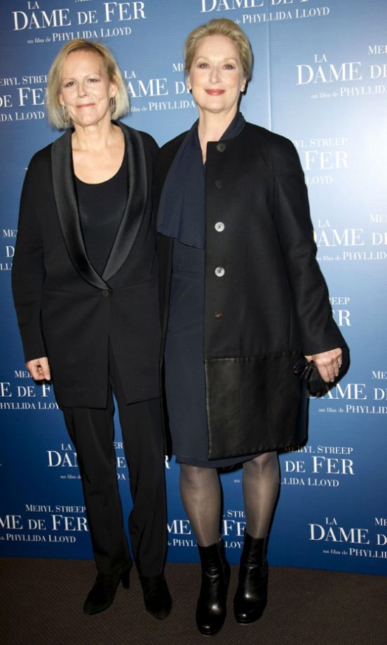 Meryl Streep And Phyllida Lloyd Worked Grown-Up Glamour At The Iron Lady Film Premiere In Paris, 2012