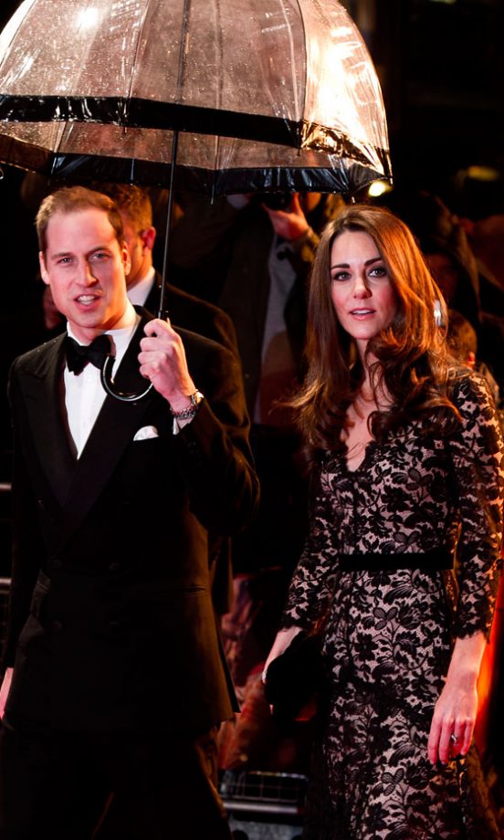 Close Up: Prince William And The Duchess Of Cambridge At The London Premiere Of War Horse, 2012