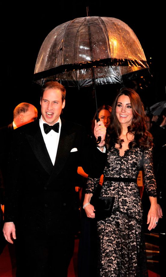 Prince William And Kate Middleton Arrived At The London Premiere Of War Horse, 2012