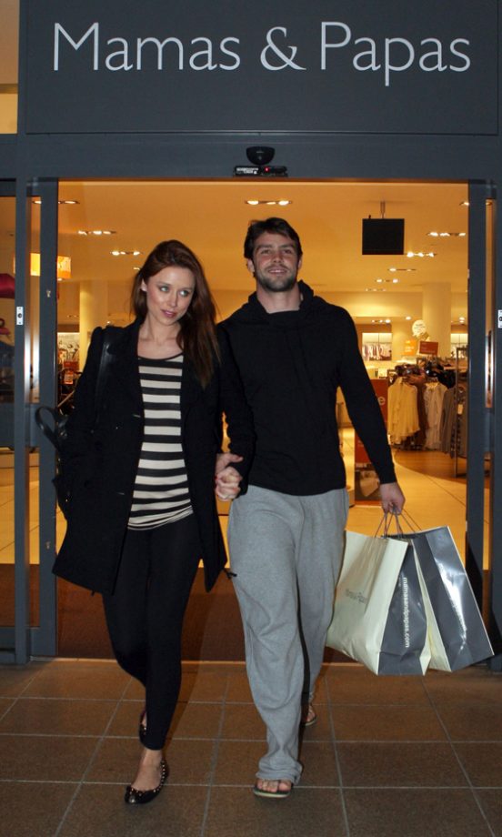 Una Healy Raids The Baby Rails At Mumas & Papas In Milton Keynes With Fiance Ben Foden, 2012