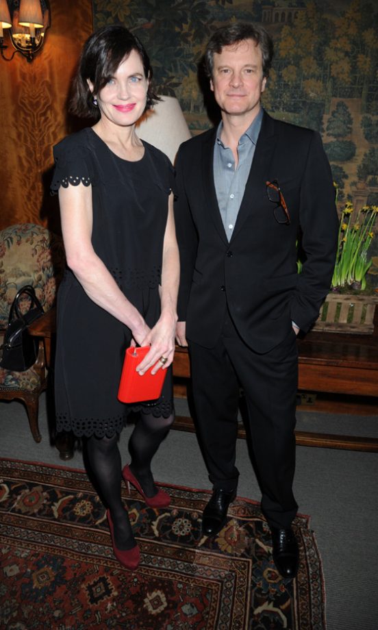 Elizabeth McGovern And Colin Firth Looked Equally As Stylish At The My Week With Marilyn Screening In London, 2012