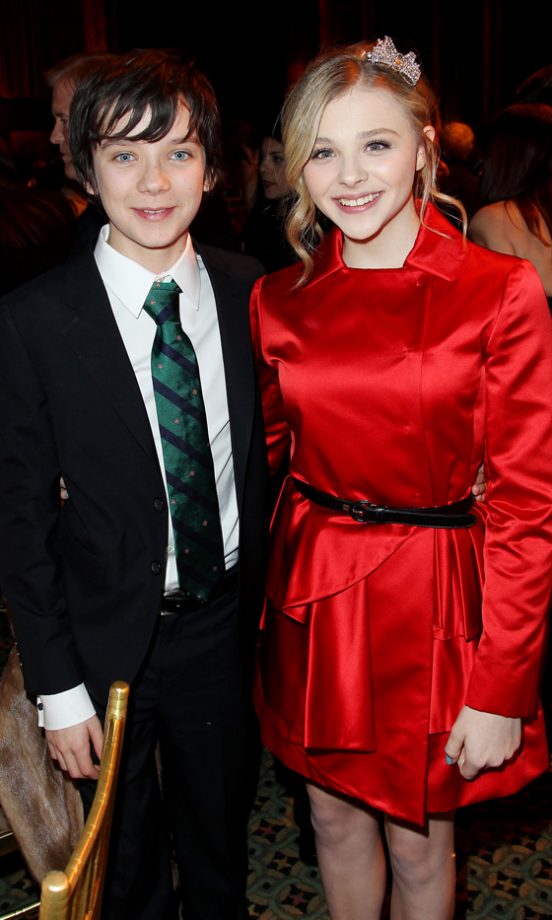 So Cute: Asa Butterfield And Chloë Moretz Looked Equally As Smart At The National Board Of Review Awards Gala 2012