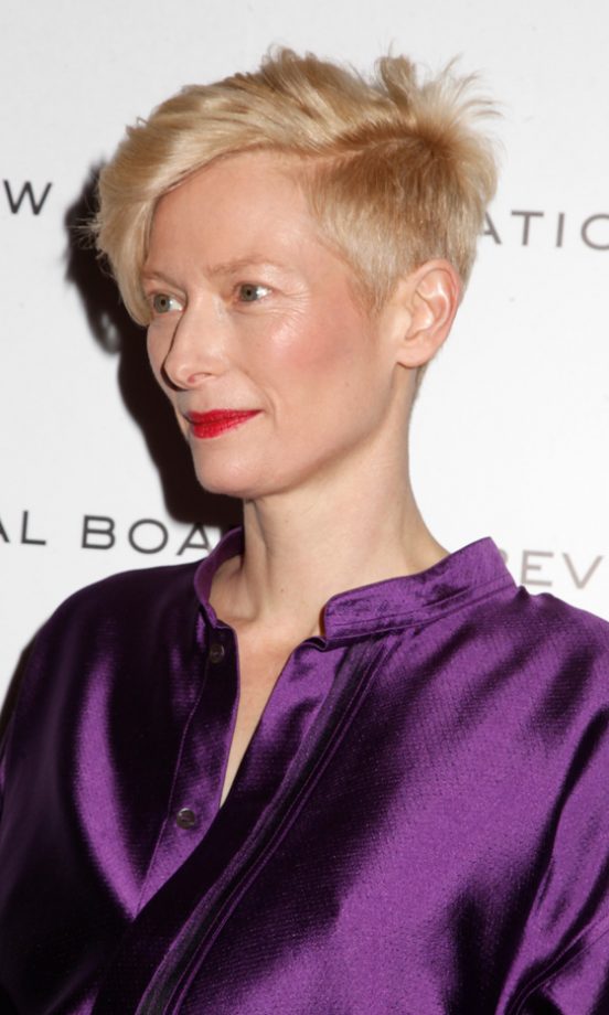 You Have to Be Brave To Pull-Off An Edgy Hairstyle Like Tilda Swinton's, 2012