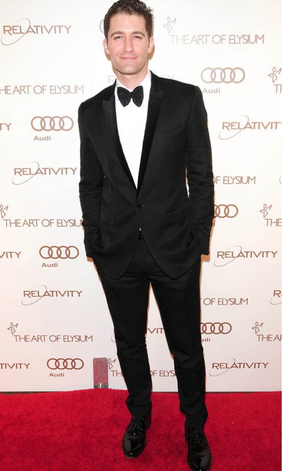 Matthew Morrison At A Charity Bash In LA, 2012